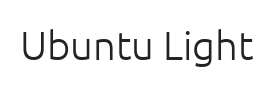 Ubuntu Font开源字体